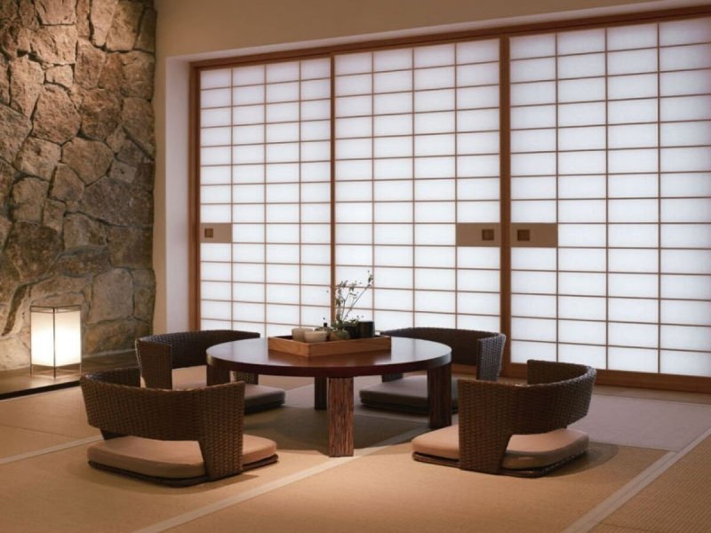 Japanese style in the interior