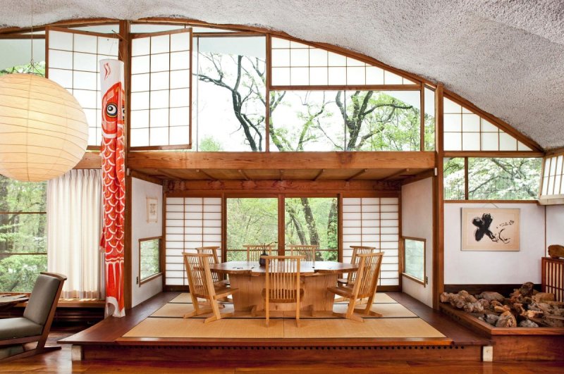 The interior of the Japanese house