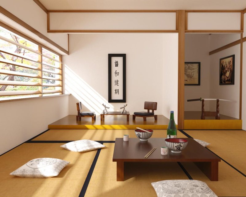 Japanese style in the interior