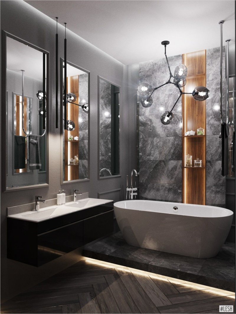 Bathroom design in a modern style