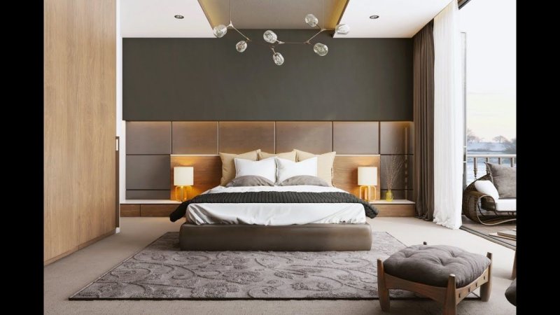 Bedrooms in modern style