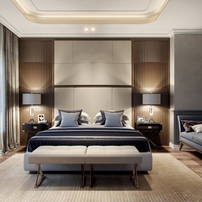 Bedrooms in modern style