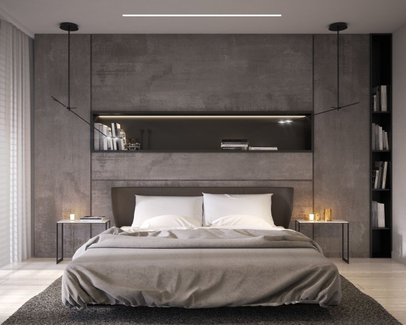 Bedrooms in modern style