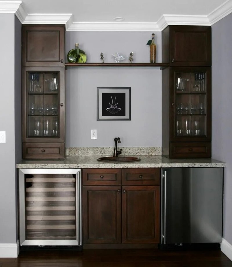 Built -in mini bar for kitchen