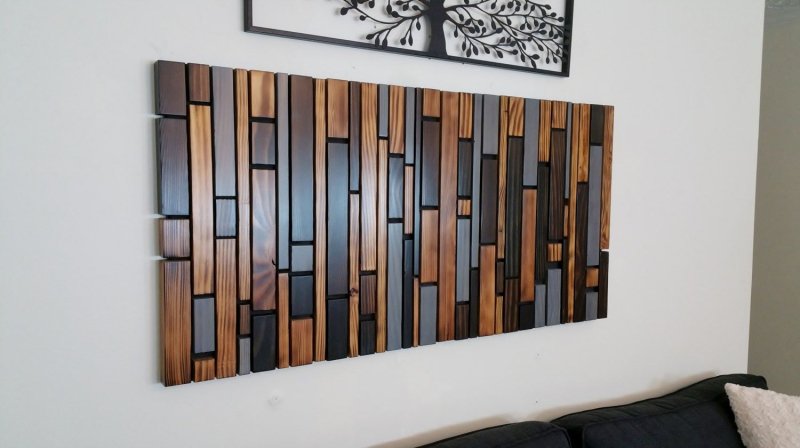 Decorative wooden panel