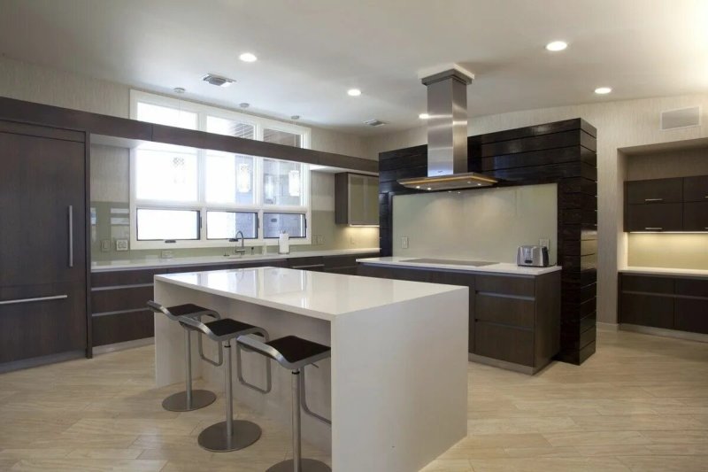 Kitchens with an island in a modern style