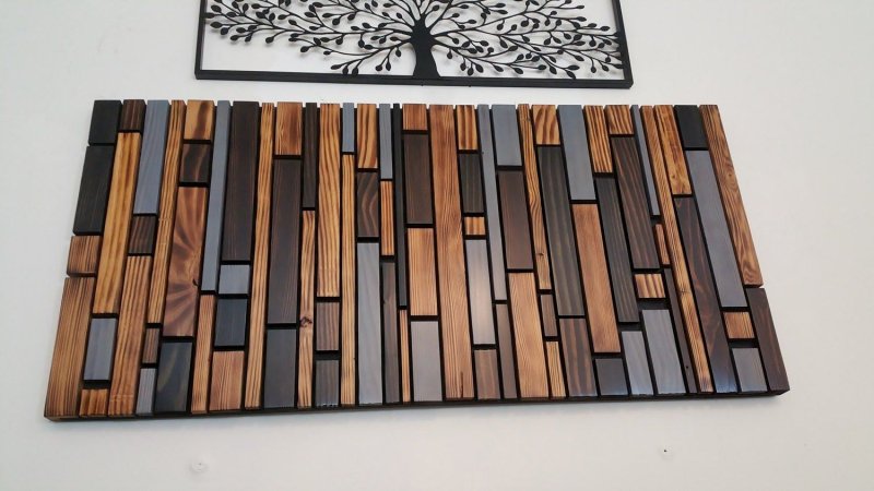 Decorative wooden panel