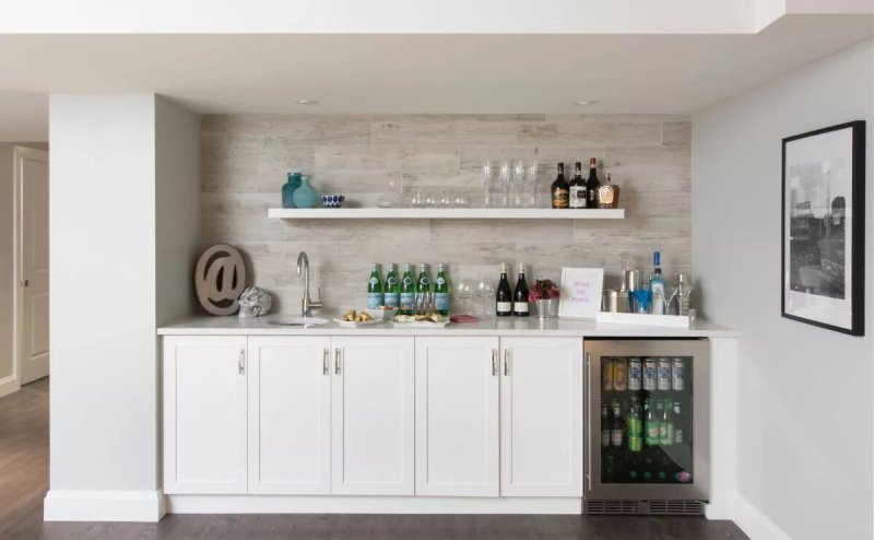 Bar in the kitchen design