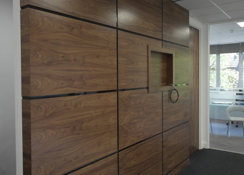 Veneered panels Wallhof Wood Tick