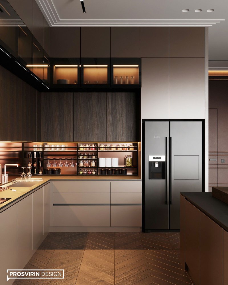 Kitchen design in a modern style