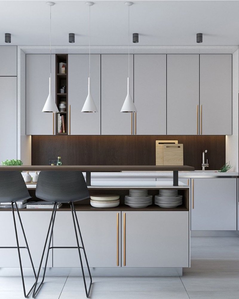 Kitchen design in a modern style