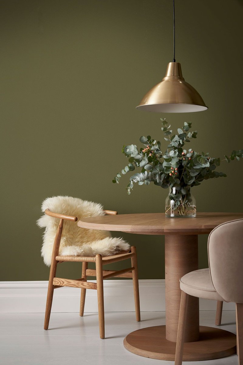 Olive color in the interior