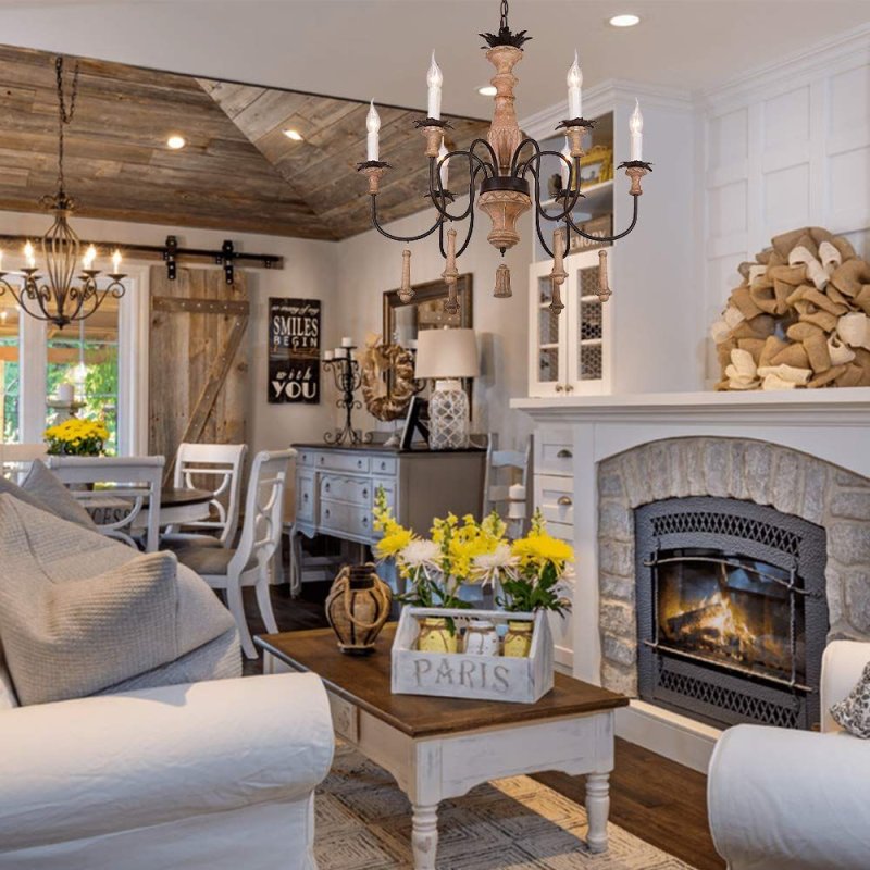 Living room in Provence style in a country house