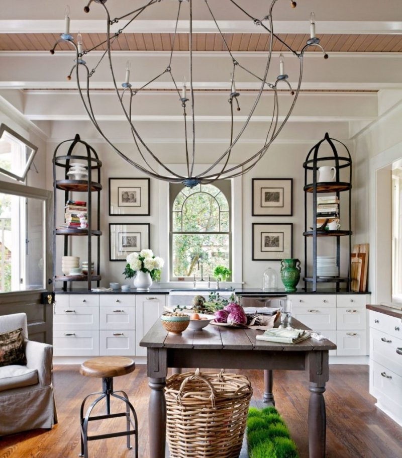 Provence style in the interior of the kitchen