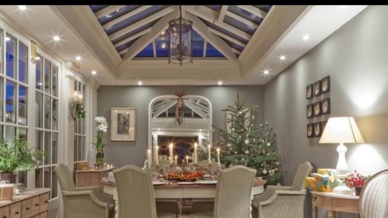 Dining room in a country house