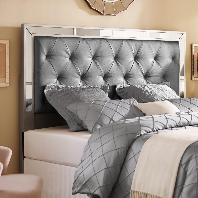 Headboard Button bed