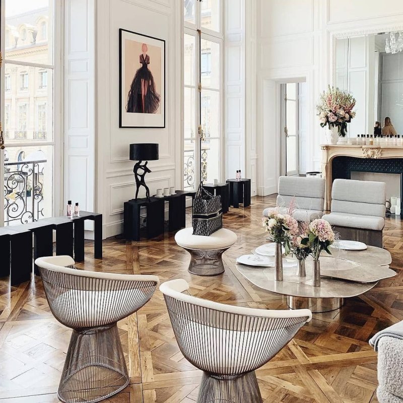 Parisian style in the interior of the apartment