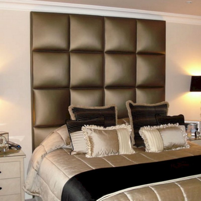 Soft wall panel for the bedroom