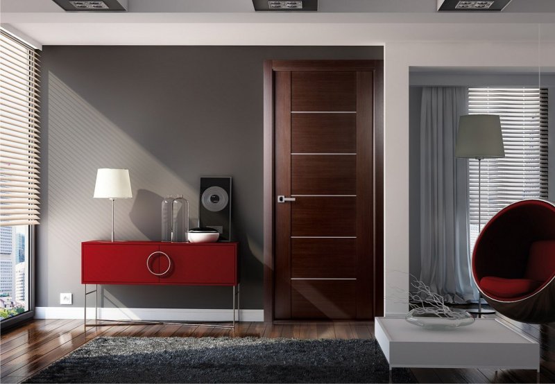 Doors in a modern interior