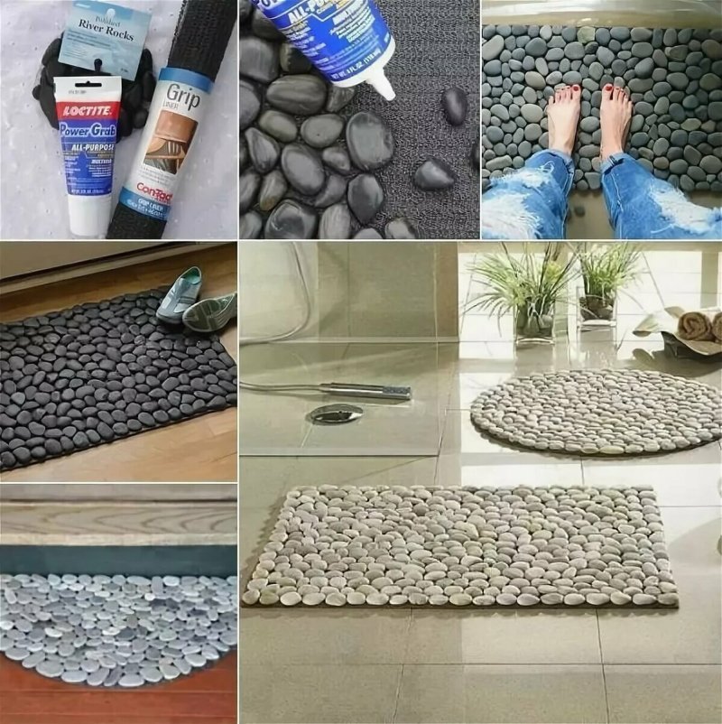 Pebble rug