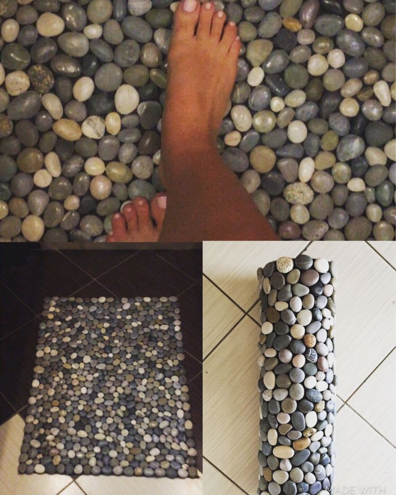 Pebble mat