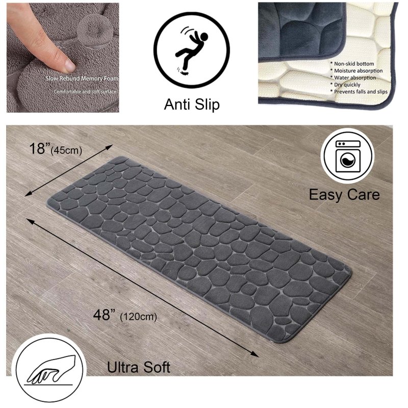 Bath and toilet mat