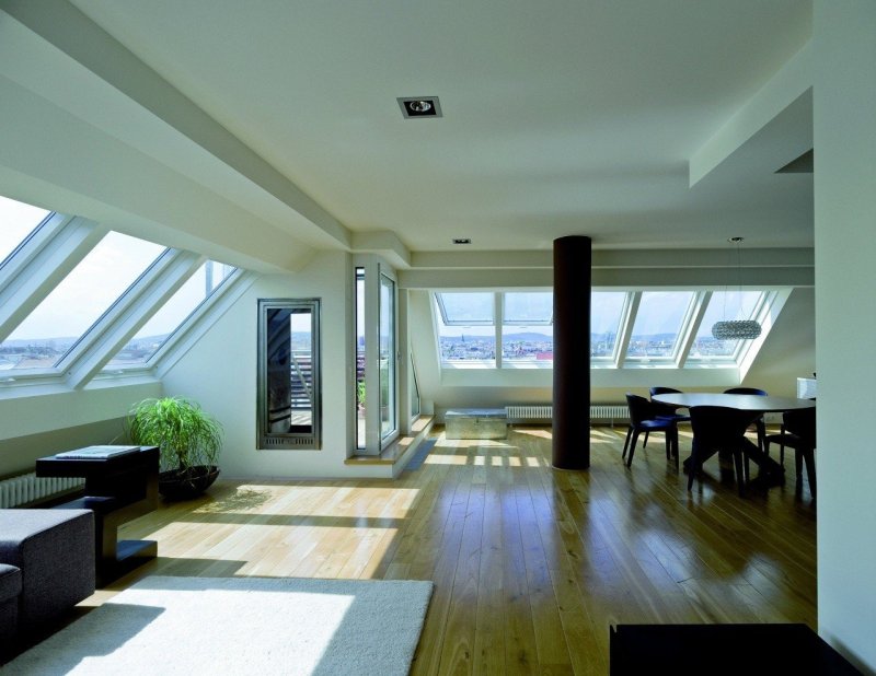 The attic bay window Velux