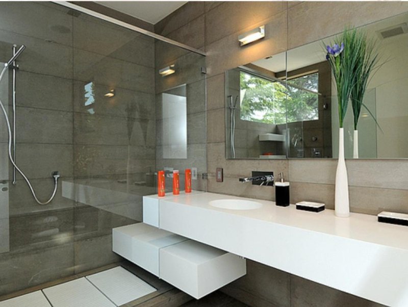 Bathroom design in a modern style