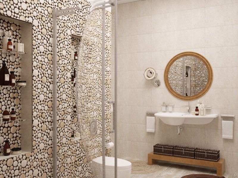 Mosaic in the bathroom