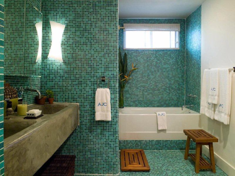 Bathroom mosaic