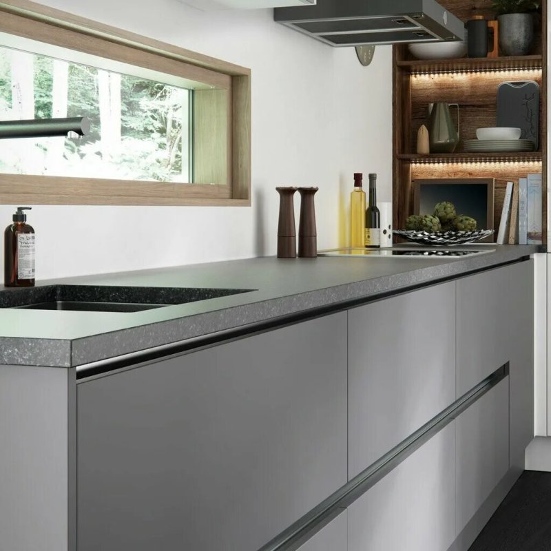 Matte kitchens in a modern style