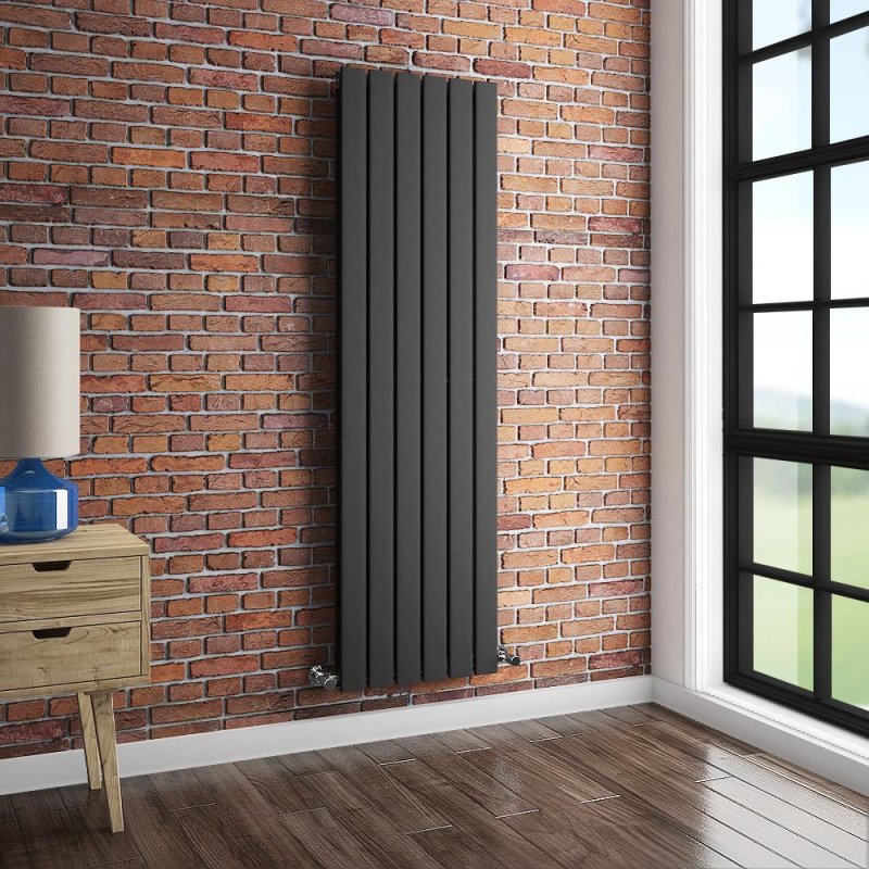 Vertical radiators in the interior