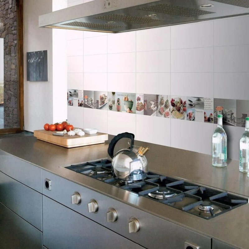 Kitchen tiles per apron