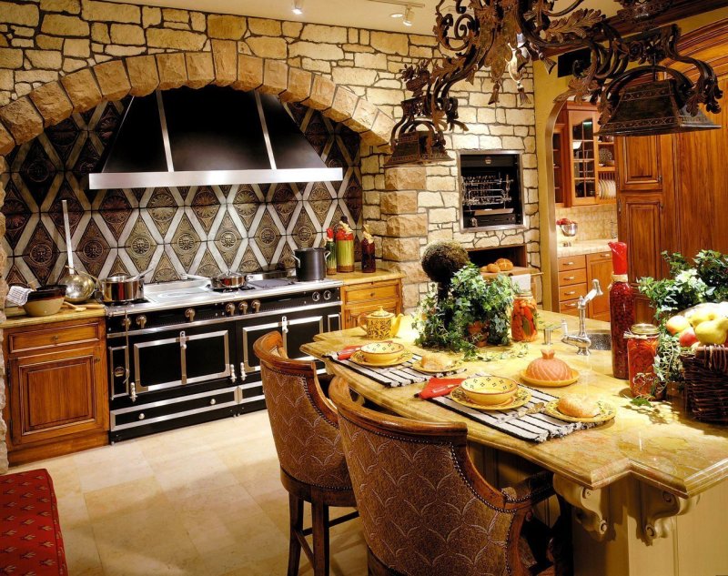 Italian -style kitchen design