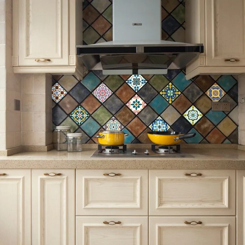 Kitchen tiles per apron