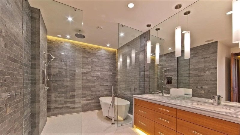 Bathroom design in a modern style