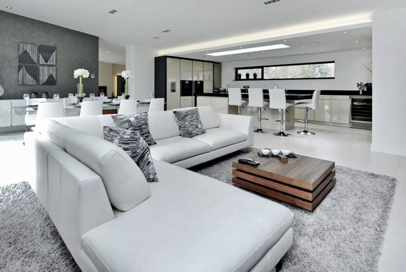 Living room in modern style