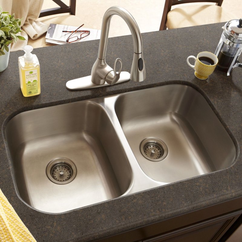 Double sink for the kitchen