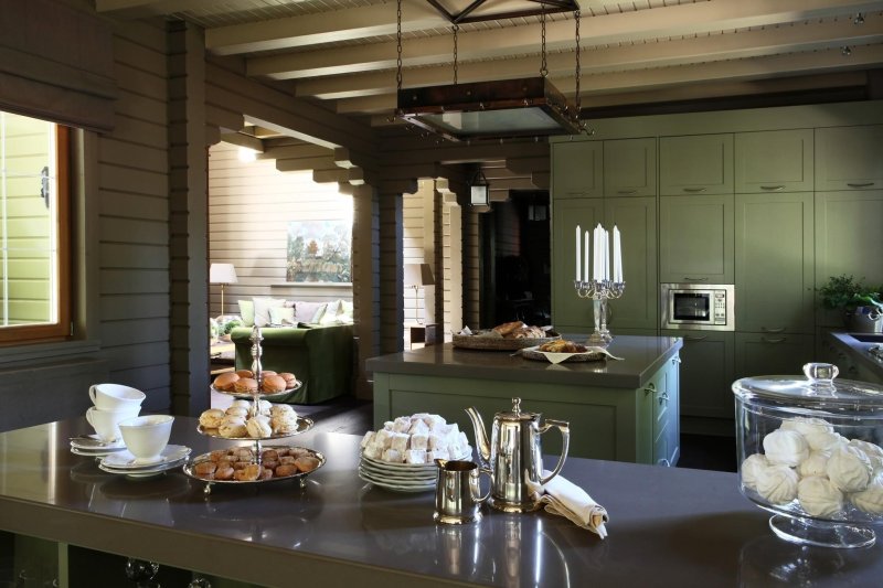 Dining room in a country house