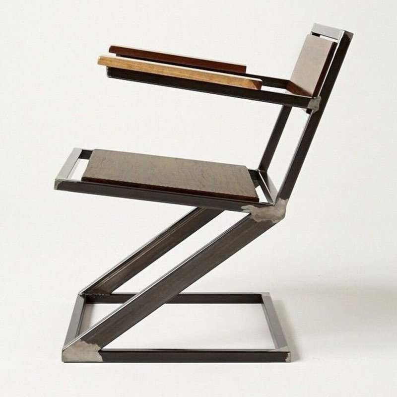 Metal designer chairs