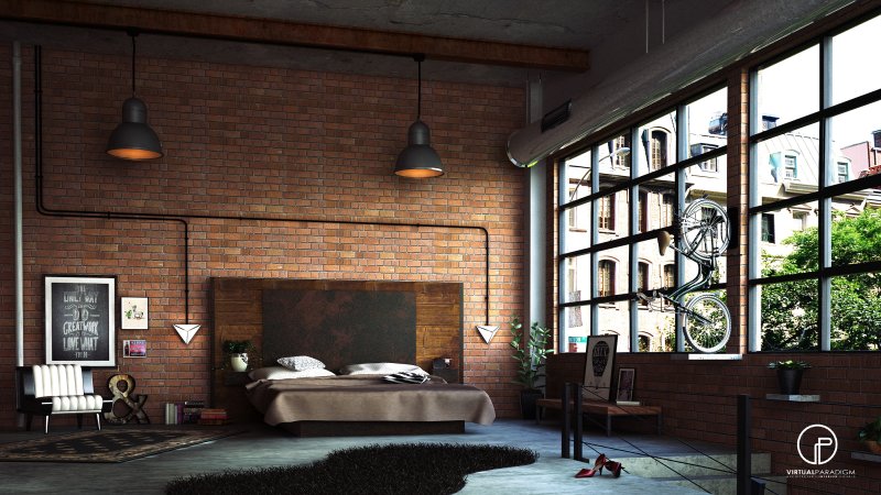 Loft style in the interior