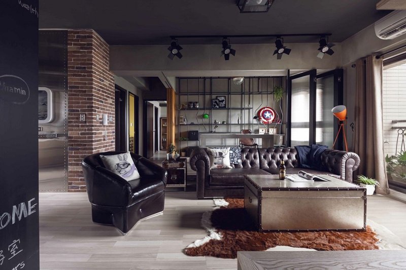 Industrial style interior