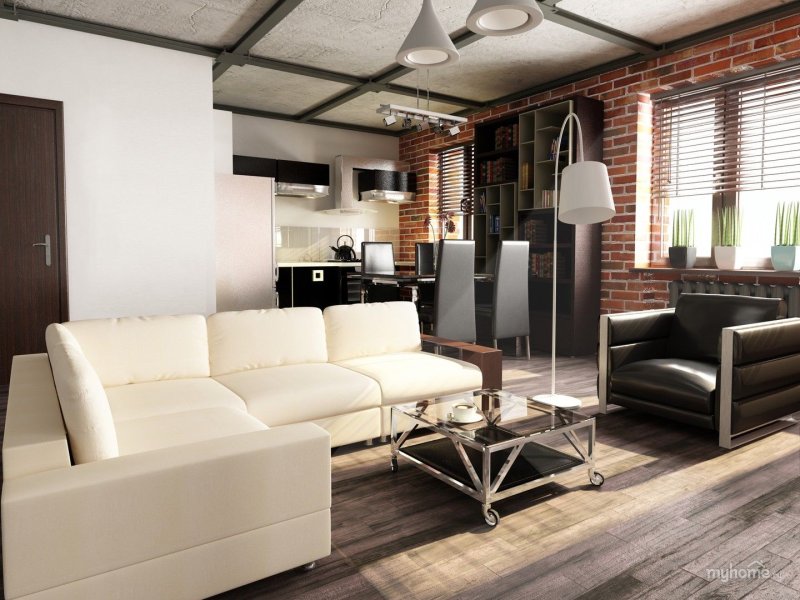 Loft style in the interior