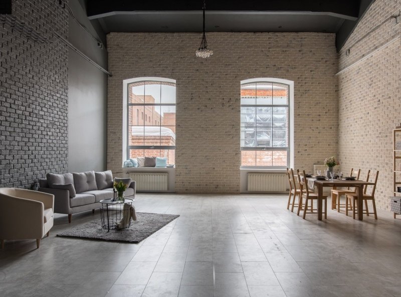 Loft style in the interior