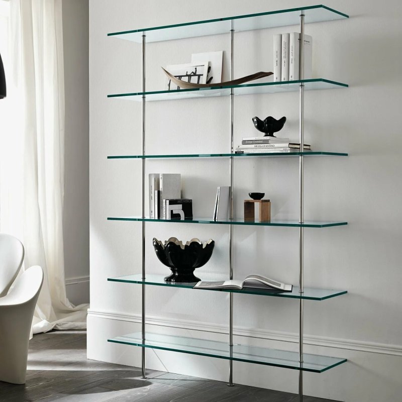 Glass shelves