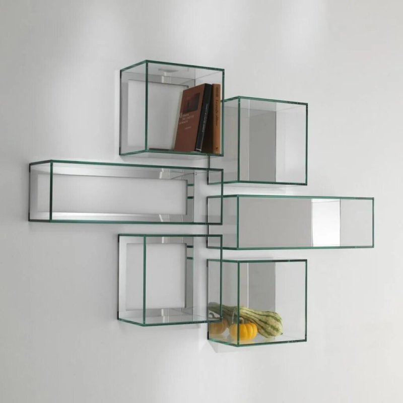 Glass shelves