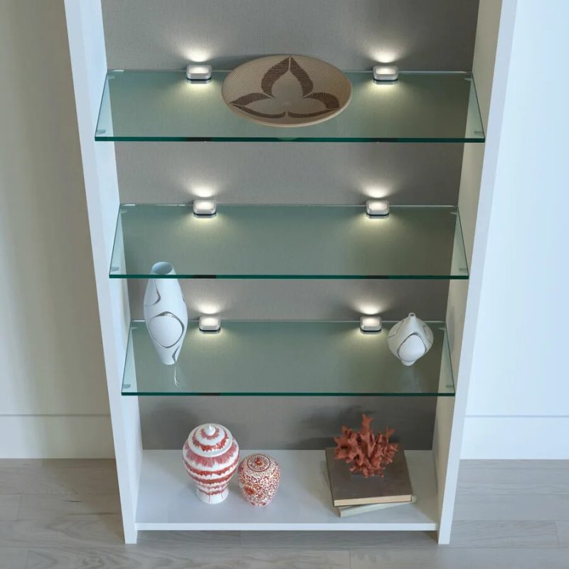 Zeta Glasline LED lamp for glass shelves