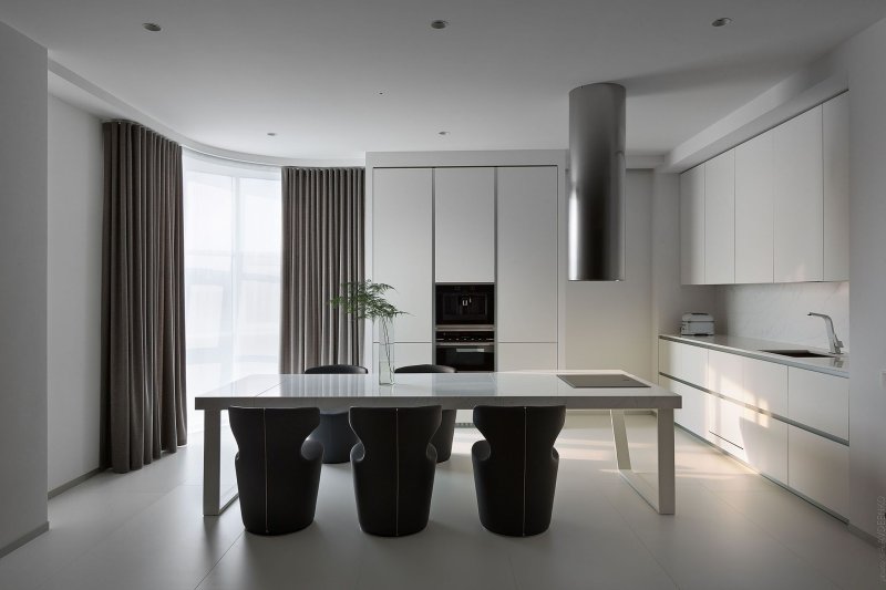 Minimalism style in the interior of the kitchen