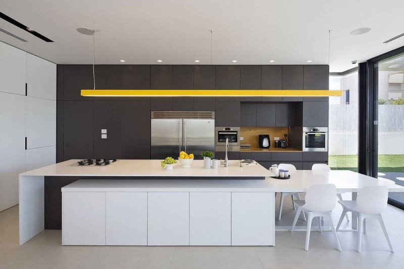 Minimalism style in the interior of the kitchen