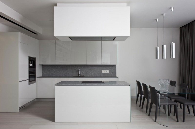 Minimalism style in the interior of the kitchen